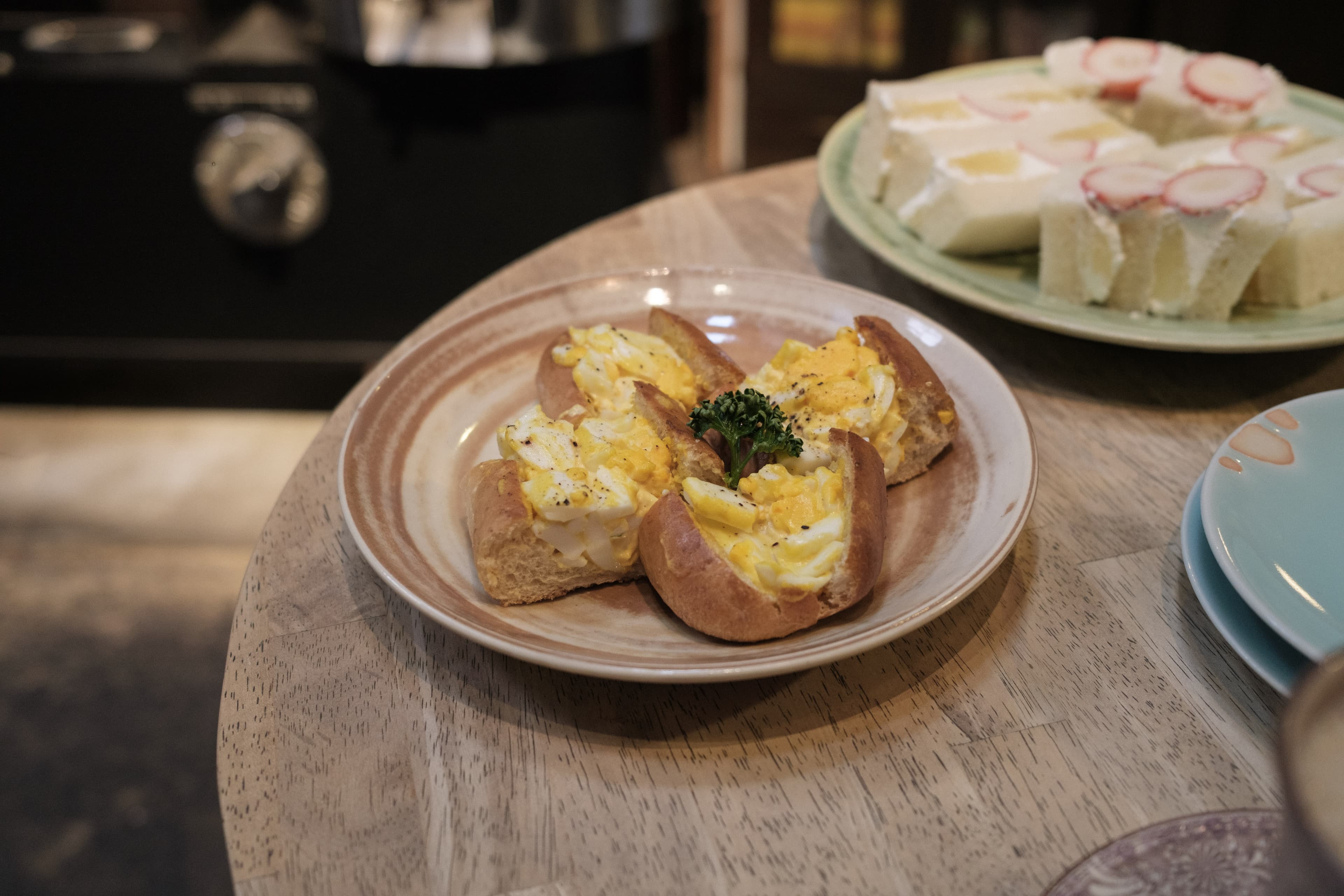 市川咖啡屋,現烤蛋沙拉三明治